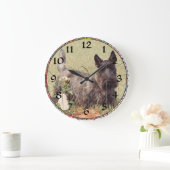 Schottischer Terrier Uhr (Zuhause)