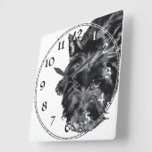 Schottischer Terrier Uhr (Winkel)