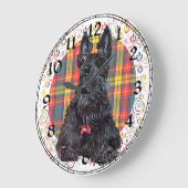 Schottischer Terrier Uhr (Winkel)