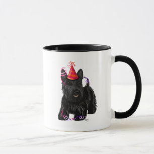 Schottischer Terrier-und Party-Hut Tasse