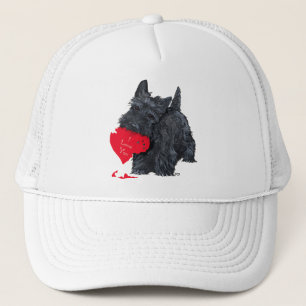 Schottischer Terrier Valentine Truckerkappe