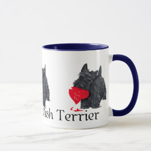 Schottischer Terrier Valentinstag Tasse