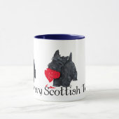 Schottischer Terrier Valentinstag Tasse (Zentrum)