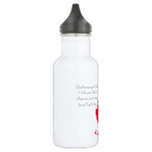 Schottischer Terrier Valentinstag Trinkflasche (Links)