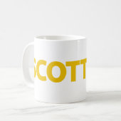 Schottischer Terrier-Vater Kaffeetasse (Vorderseite Links)