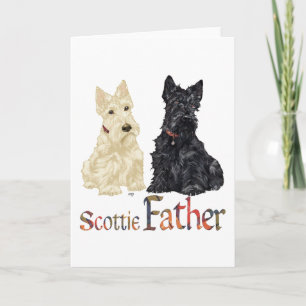 Schottischer Terrier Vatertag Karte