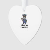 Schottischer Terrier Vertrau mir ich bin ein Pilot Ornament (Vorderseite)