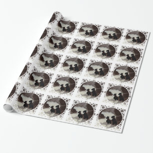 Schottischer Terrier Weihnachten Geschenkpapier
