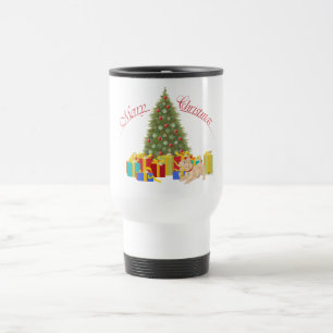 Schottischer Terrier Weihnachten Reisebecher