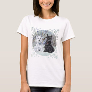 Schottischer Terrier Weihnachten T-Shirt