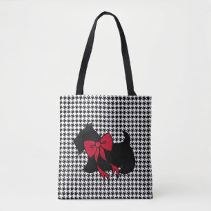 Schottischer-Terrier-Weihnachts-Tragetasche Tasche