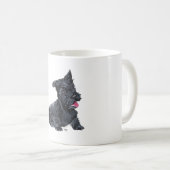Schottischer Terrier Welpe Kaffeetasse (VorderseiteRechts)