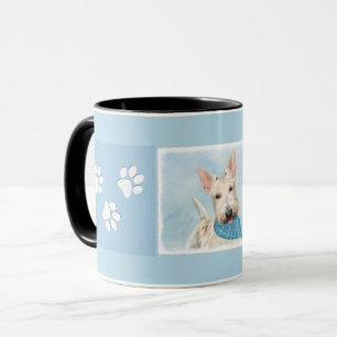Schottischer Terrier Wheaten-Hund-Malerei Original Tasse