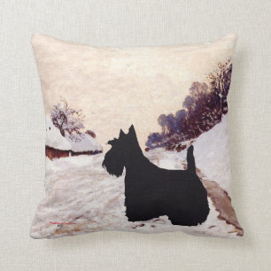 Schottischer Terrier Winterkissen Kissen