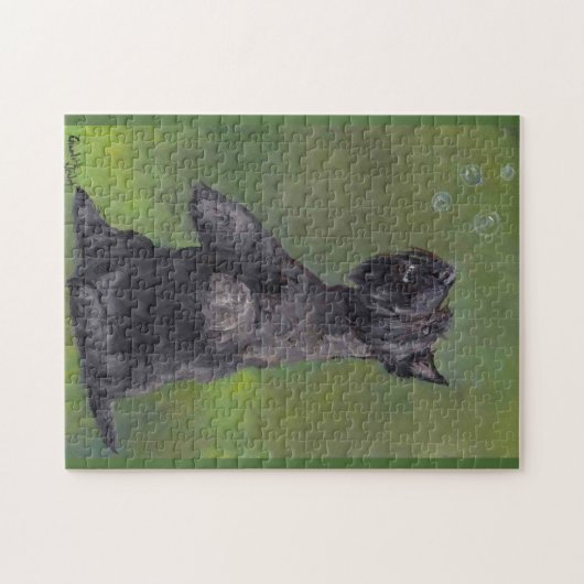 Schottischer Terrier wollen Puzzle (Horizontal)