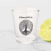 Schottischer Tree of Life Shot Glass Schnapsglas (Vorderseite)