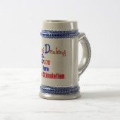 Schottischer trinkender Verein Bierglas (VorderseiteRechts)