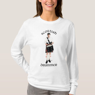 Schottischer Trommler - roter Kilt T-Shirt