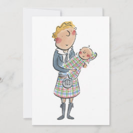 Schottischer Vater Einladung