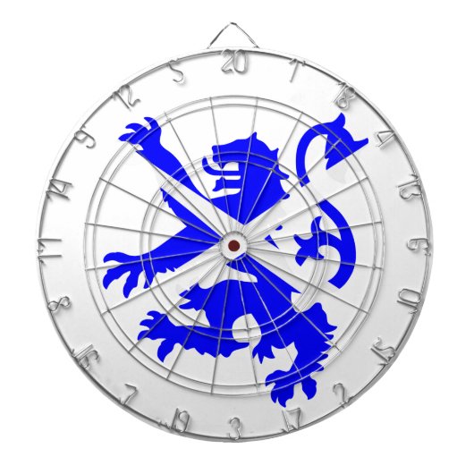 Schottischer zügelloser Löwe Dartscheibe (vorne)