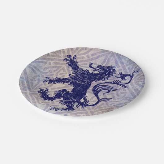 Schottischer zügelloser pappteller (Schrägansicht)