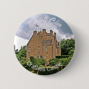 Schottisches Burnett Clans Foto Crathes Castle Button