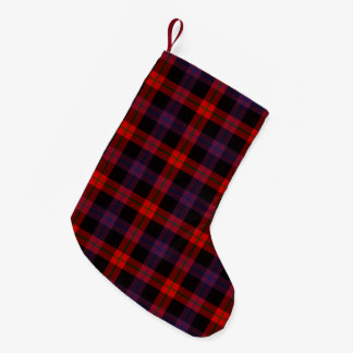 Schottisches Clan-Browntartan-Muster Kleiner Weihnachtsstrumpf