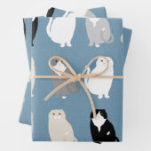 Schottisches Faltpapier Geschenkpapier Set (Beispiel)