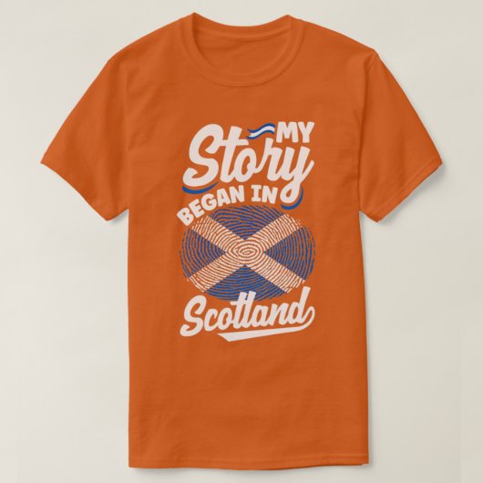 Schottisches Flag-Zitat T-Shirt (Design vorne)