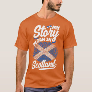 Schottisches Flag-Zitat T-Shirt