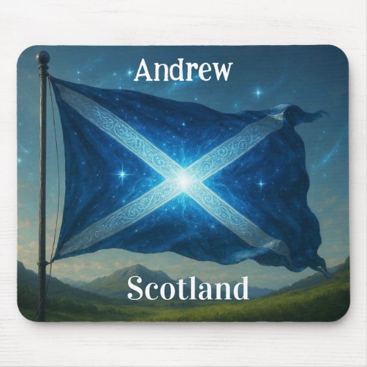 Schottisches Flagge-Mauspad Mousepad (Vorne)