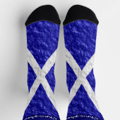 Schottisches Flaggen-Design Socken (Oben)