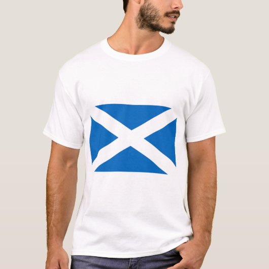 Schottisches Flaggent-shirt T-Shirt (Vorderseite)