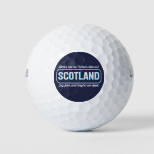 Schottisches Gedicht, was ist wie wir? Toast-Spric Golfball