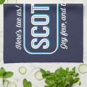 Schottisches Gedicht, Wha mögen uns? Geschirrtuch (Gefaltet)