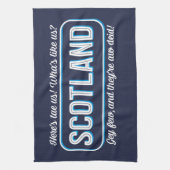 Schottisches Gedicht, Wha mögen uns? Geschirrtuch (Vertikal)