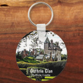 Schottisches Guthrie Clans Schloss Keepake Schlüsselanhänger (Vorderseite)