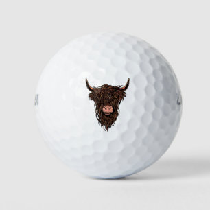 Schottisches Highland-Rind Golfball