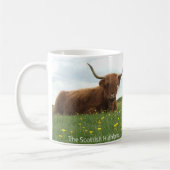 Schottisches Highland-Rind Kaffeetasse (Links)