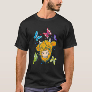 Schottisches Highland-Rind Rinder Flüsterer Landwi T-Shirt