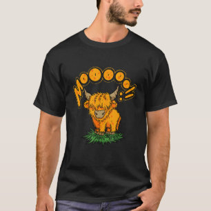 Schottisches Highland-Rind Rindvieh Kuhflüsterer L T-Shirt