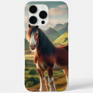 Schottisches Hochland Clydesdale-Pferd iPhone 16 Pro Max Hülle