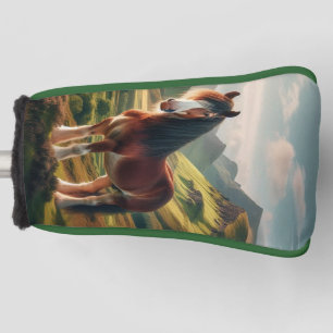 Schottisches Hochland Clydesdale Pferd Golf Headcover