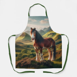 Schottisches Hochland Clydesdale Pferd Schürze