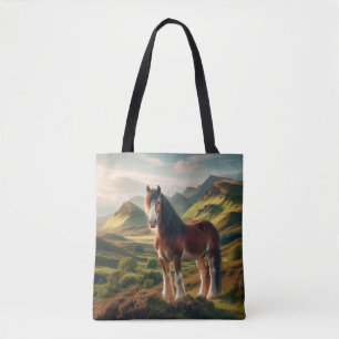 Schottisches Hochland Clydesdale Pferd Tasche