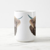 Schottisches Hochland-Kuh Charlie mit glattem Haar Kaffeetasse (Mittel)