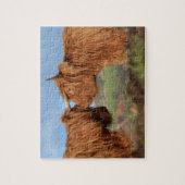 Schottisches Hochland-Vieh Puzzle (Vertikal)