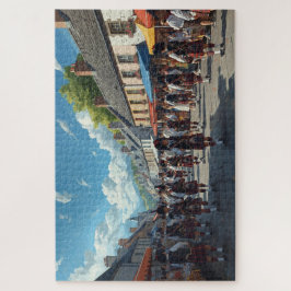 Schottisches Hochlanddorf-Jigsaw-Puzzle Puzzle