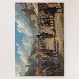 Schottisches Hochlanddorf-Puzzle Puzzle