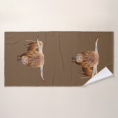 Schottisches Hochlandrind Badehandtuch (Badehandtuch)